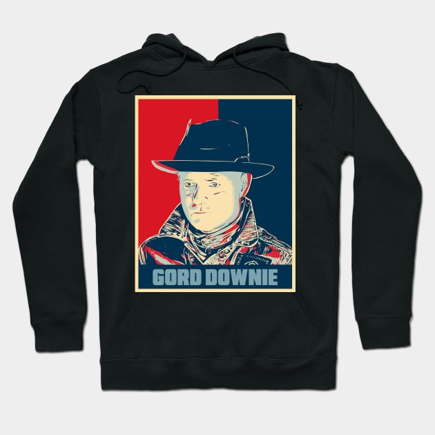 Gord Downie Hope Poster Art Hoodie by Odd Even